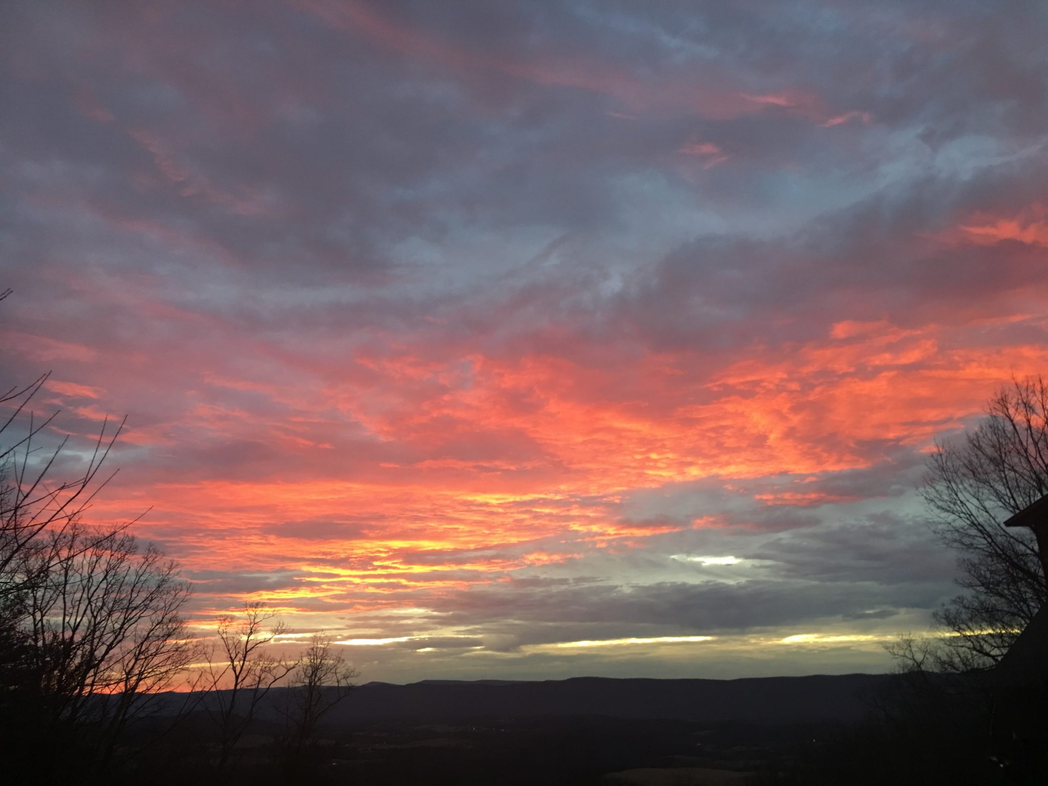 A breathtaking sunset